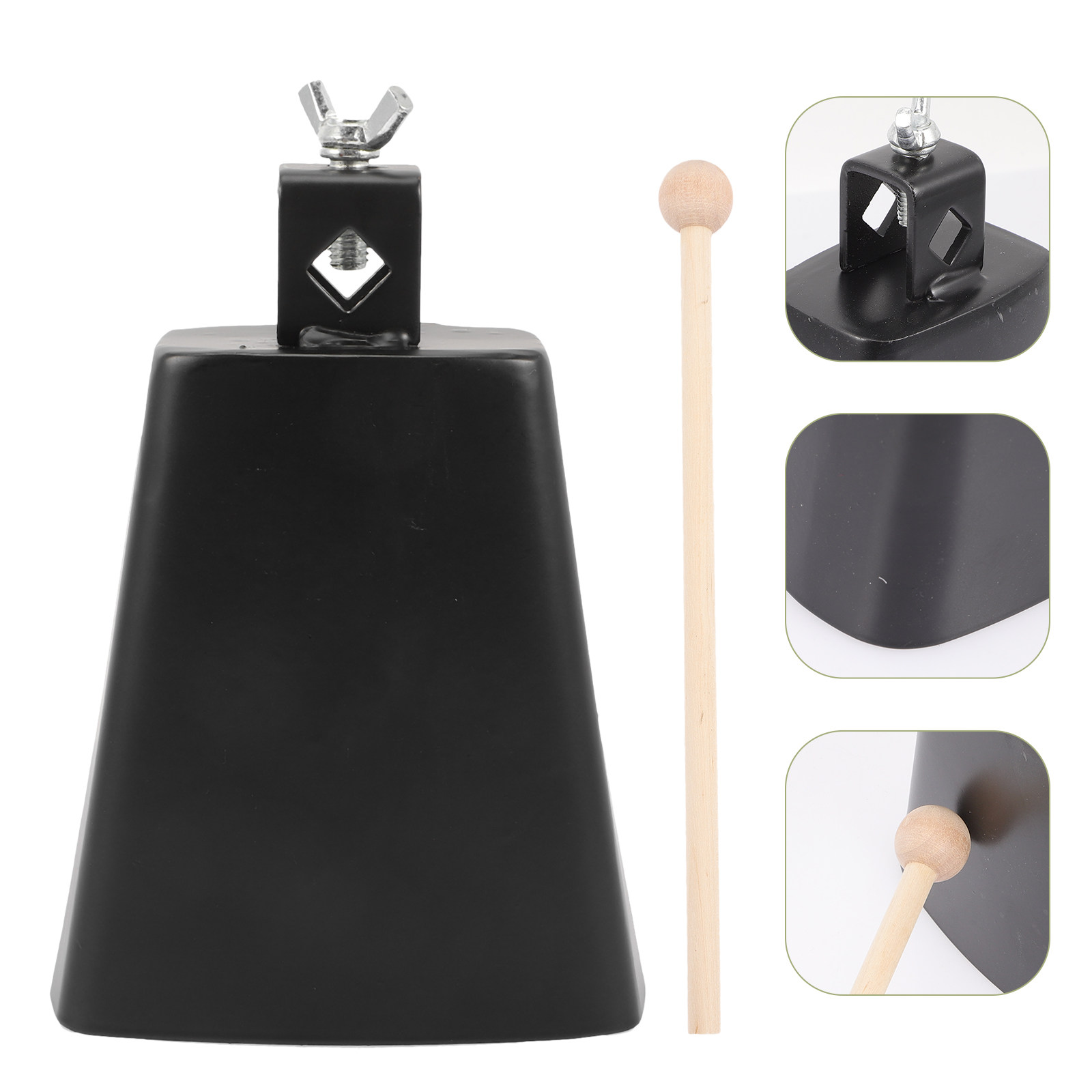 Musical Instrument Percussion - 1Set Lonceng Sapi Logam Berkualitas Tinggi