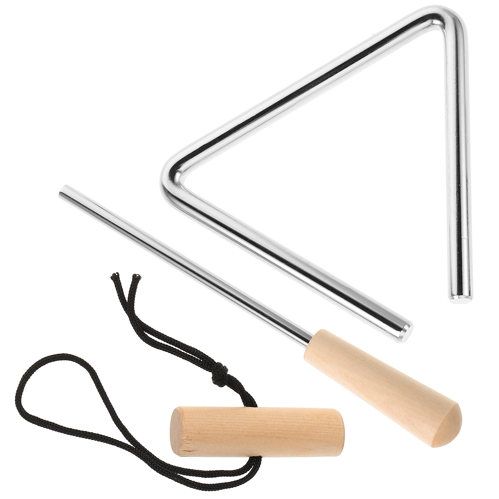 Musical Instrument Triangle - Instrumen Perkusi Segitiga Besi 4 Inci