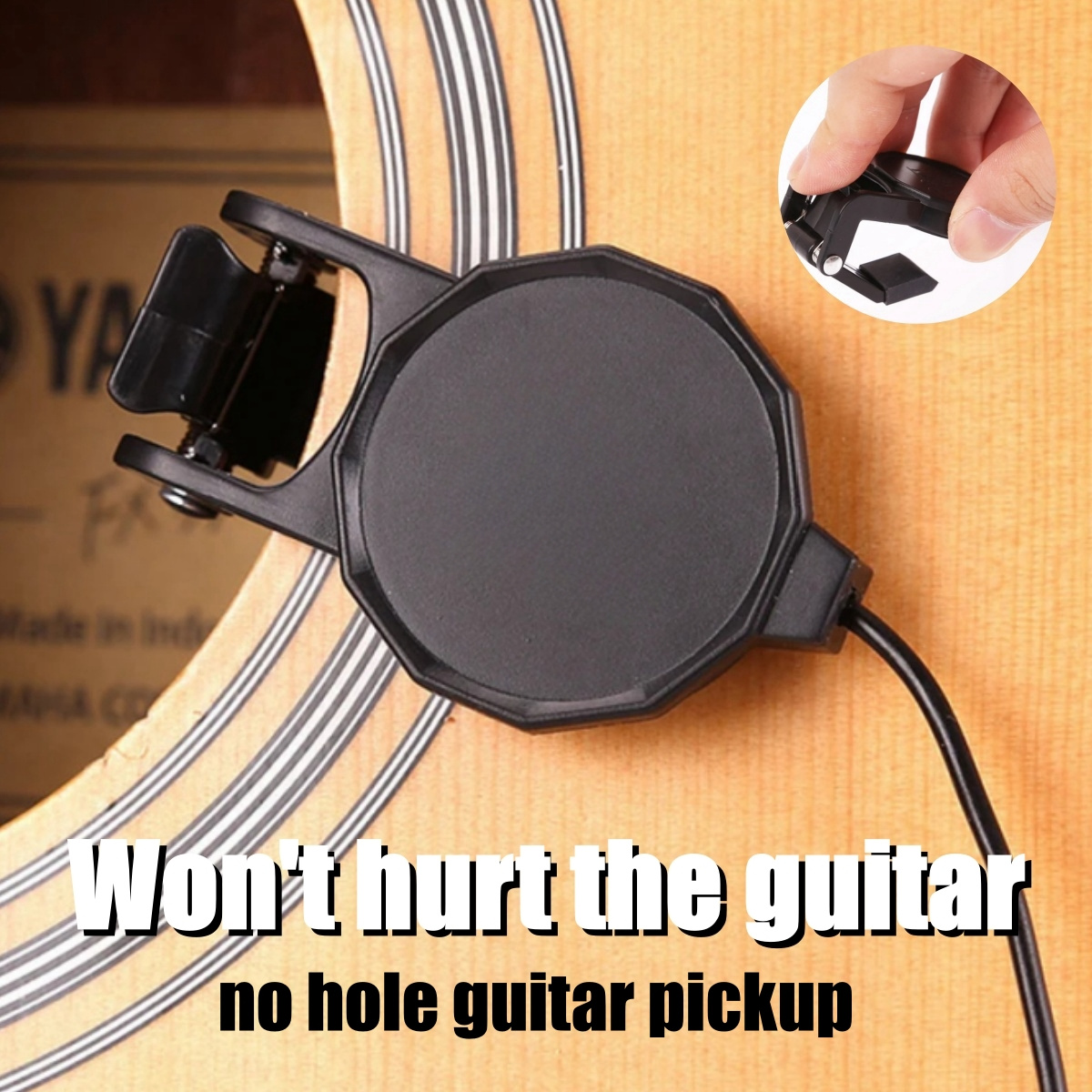 Musical Instrument Organ - Klip Jack Audio pada Pickup untuk