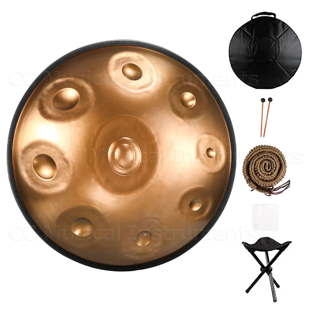 Musical Instrument Handpan - Drum genggam untuk meditasi Yoga, Drum