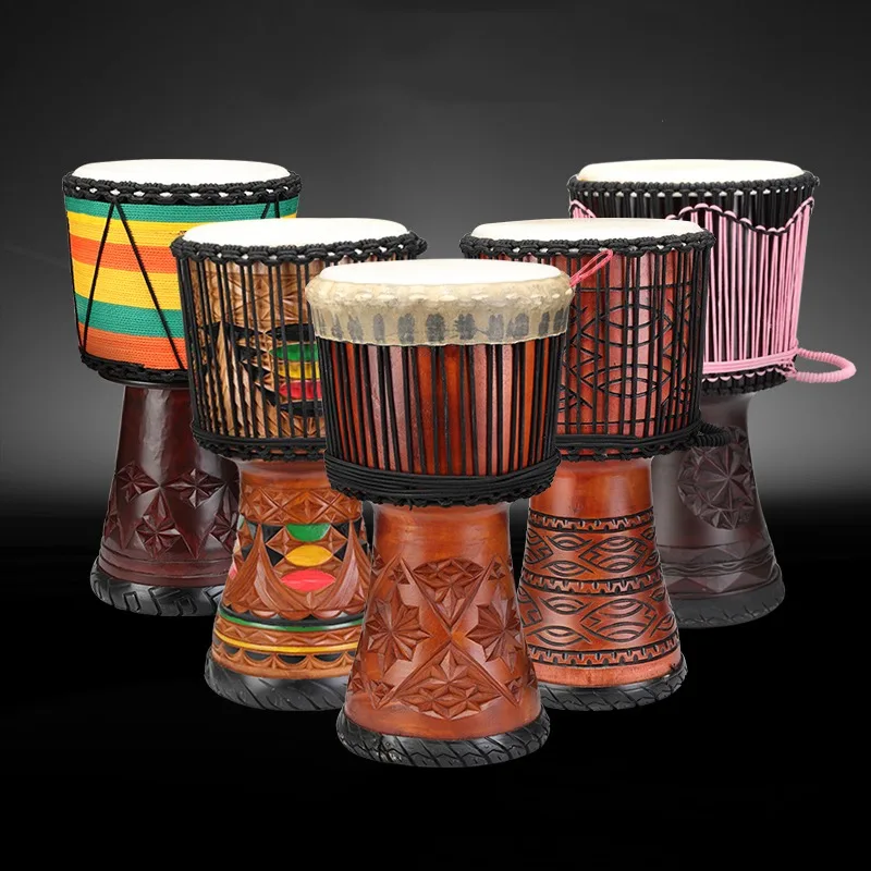 Musical Instrument Percussion - 12 Inch Djembe Mahogany African Drum