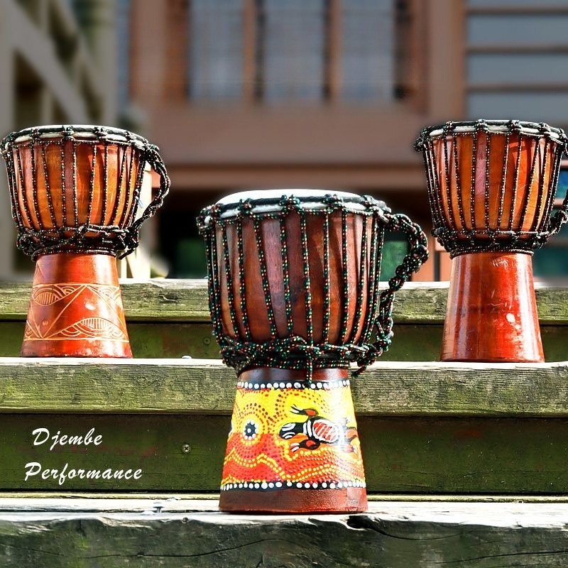 Musical Instrument Percussion - Drum Afrika Kecil untuk Pemula Anak-anak,