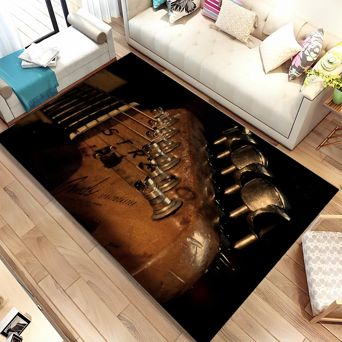 Musical Instrument Online - Karpet Musik Fender Sign Retro Gitar