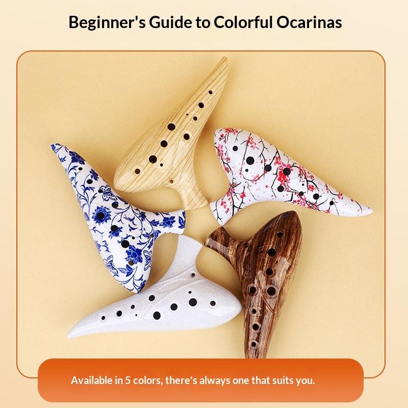 Instrumen Ocarina 12 Lubang Ba - Musical Instrument Qin ulasan dan harga