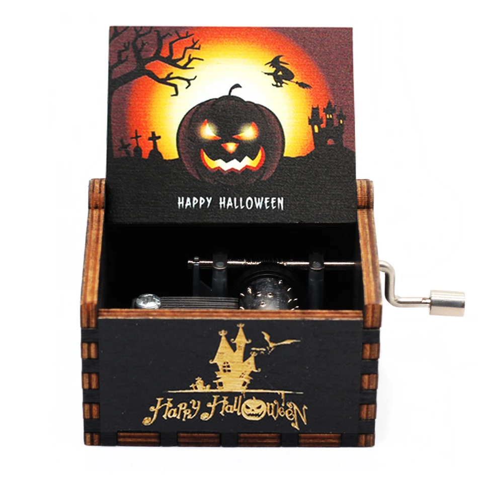 Kotak musik Halloween Crank ta - Musical Instrument Handpan ulasan dan harga