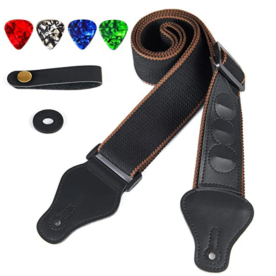 7 buah/set tali gitar hitam PU - Musical Instrument Organ ulasan dan harga