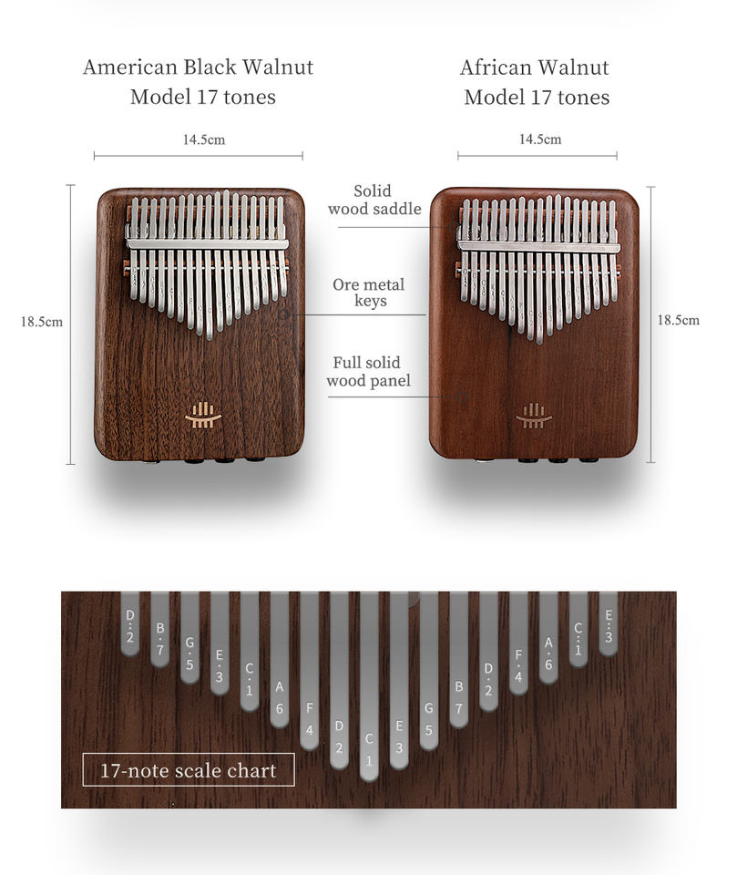 A-17 American Black Walnut Thu - Musical Instrument Percussion ulasan dan harga