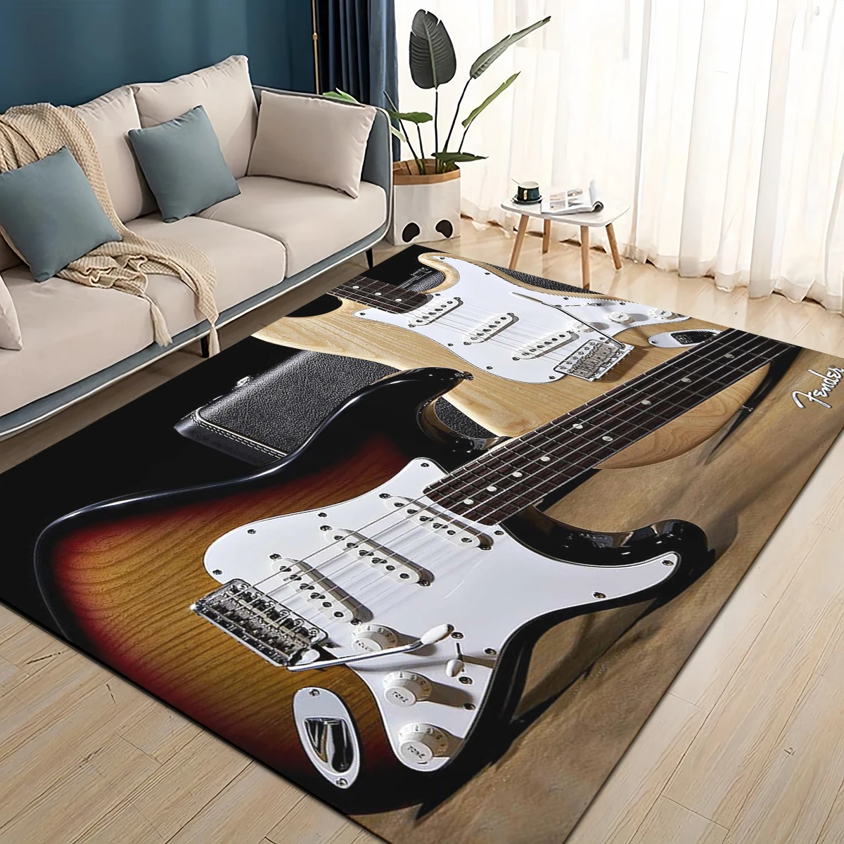 Karpet Musik Instrumen Gitar L - Musical Instrument Online ulasan dan harga