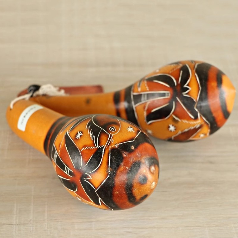 Afrika Maraca Anak-anak Kayu M - Musical Instrument Africa ulasan dan harga