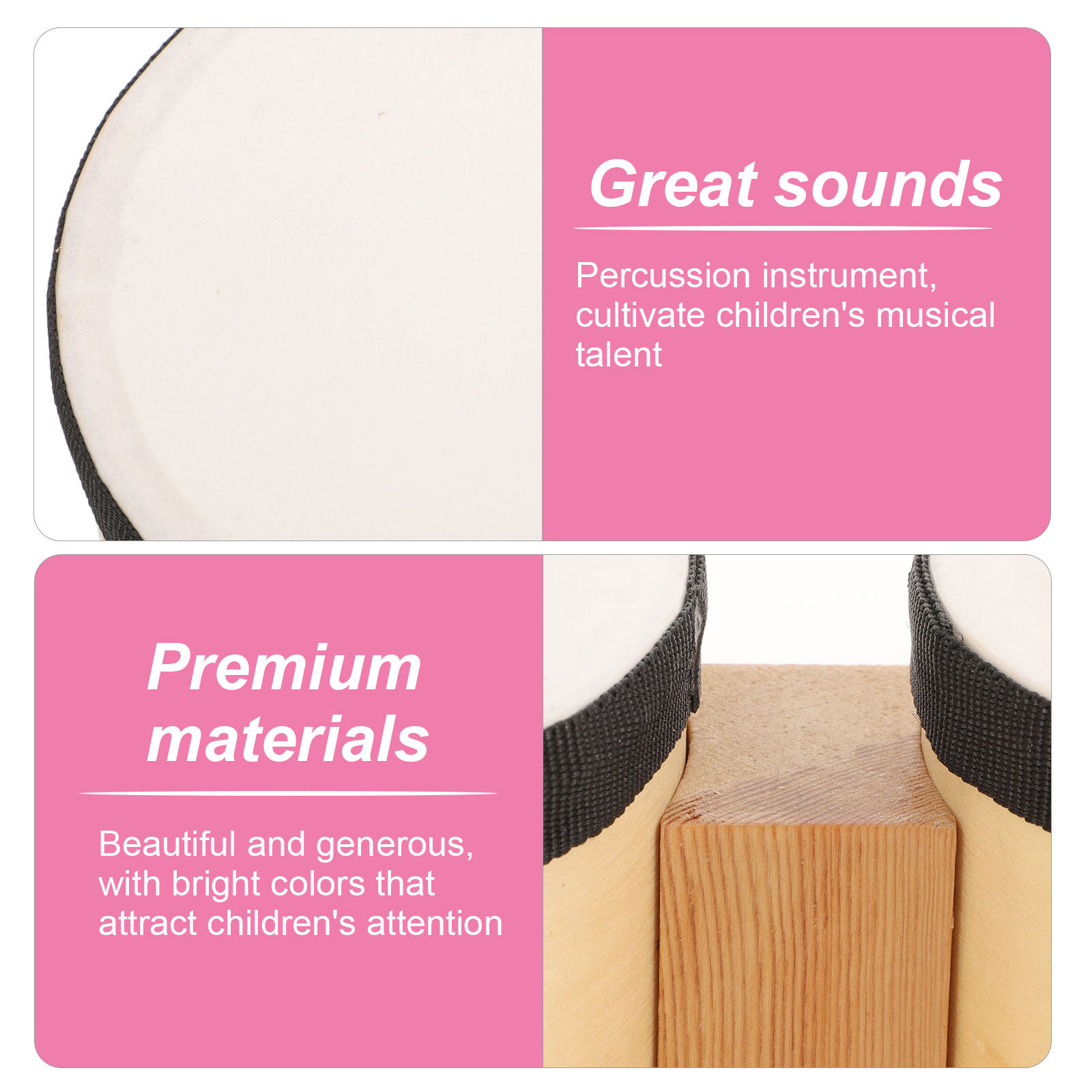 Drum Perkusi Kayu Instrumen Mu - Musical Instrument Percussion ulasan dan harga