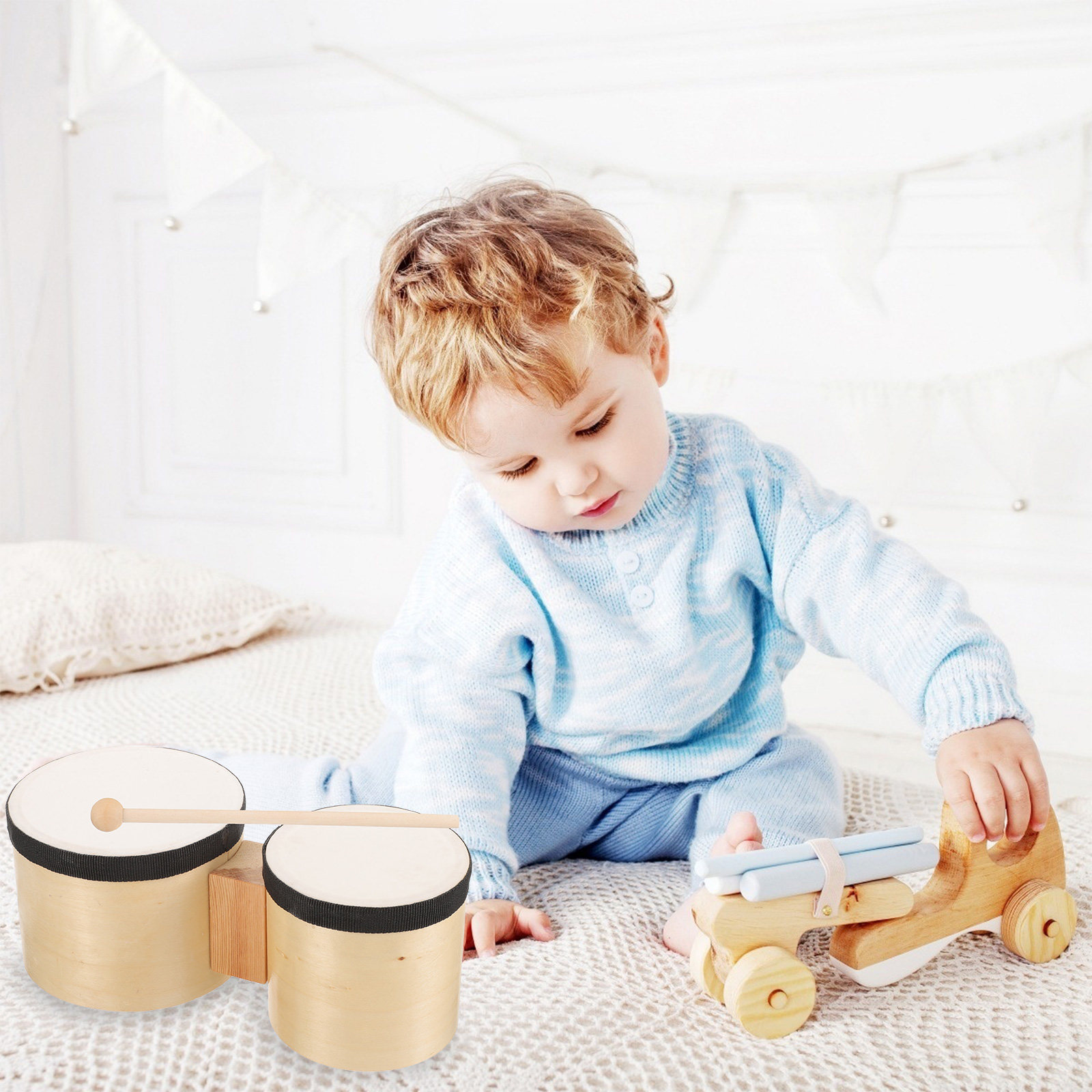 Drum Perkusi Kayu Instrumen Mu - Musical Instrument Percussion ulasan dan harga