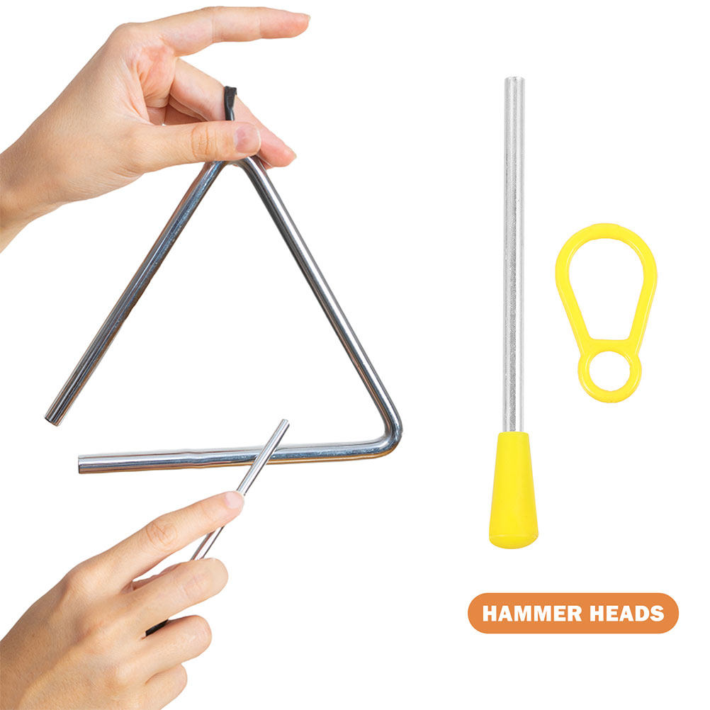2 Buah Tongkat Perkusi Besi Se - Musical Instrument Triangle ulasan dan harga