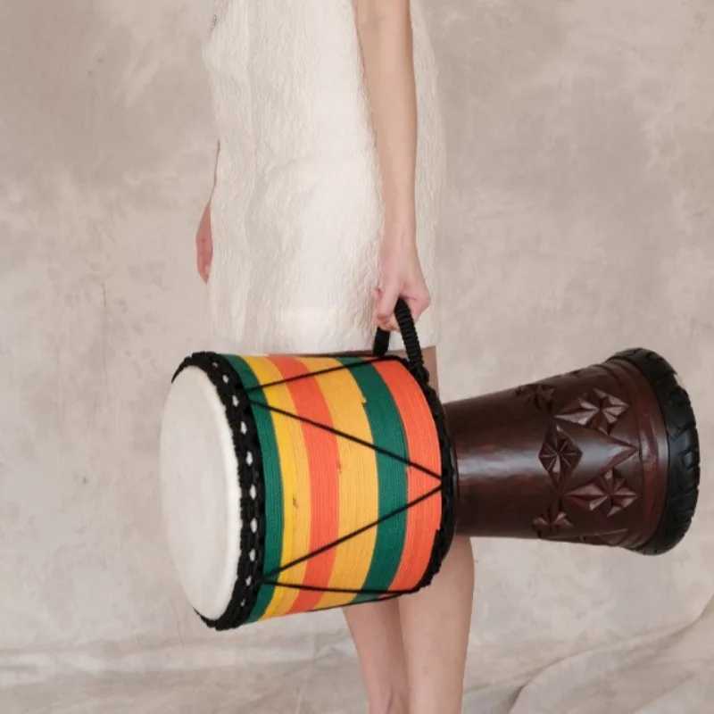 12 Inch Djembe Mahogany Africa - Musical Instrument Percussion ulasan dan harga