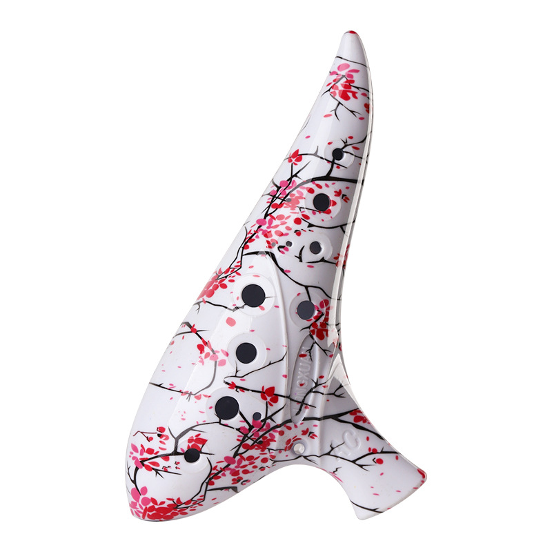Ocarina Resin 12 Lubang Kunci  - Musical Instrument Qin ulasan dan harga