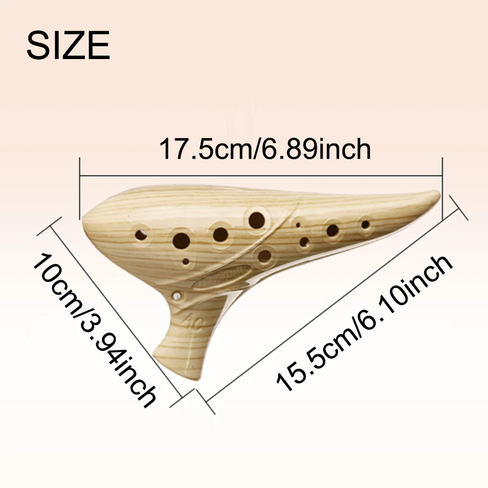 Ocarina Resin 12 Lubang Kunci  - Musical Instrument Qin ulasan dan harga