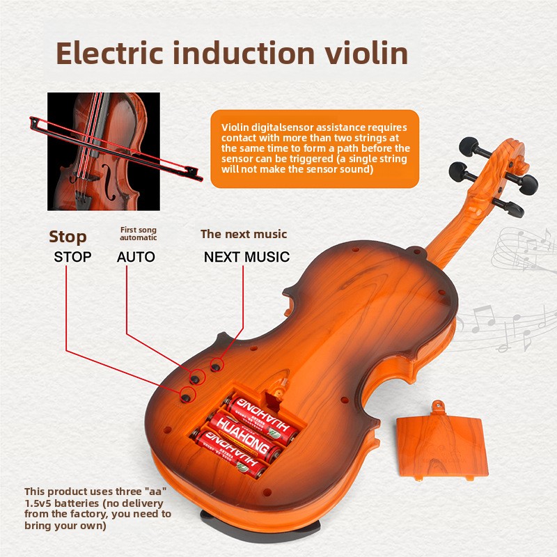 Mainan Biola Akustik Mainan La - Musical Instrument Qin ulasan dan harga