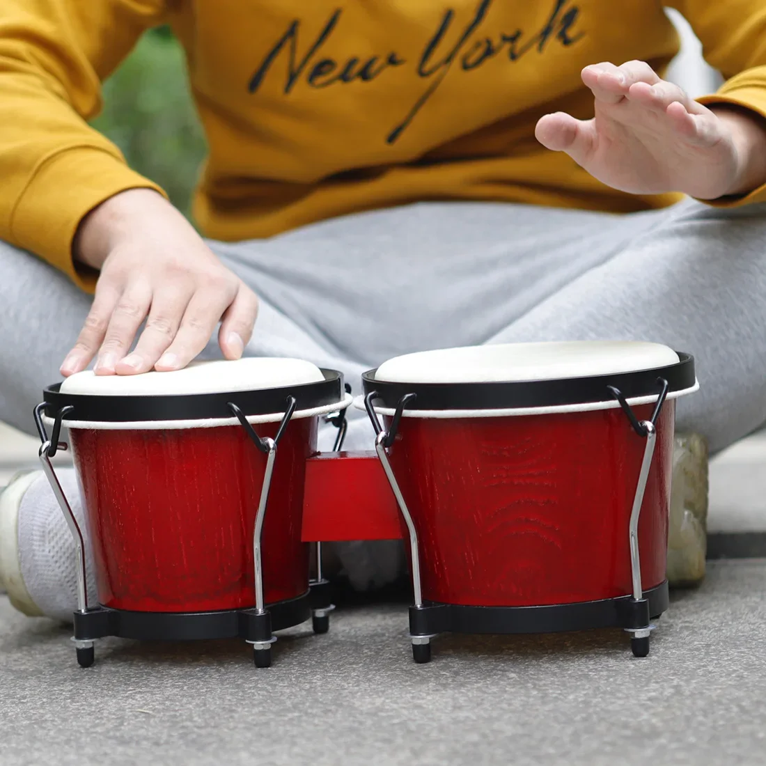 IRIN Drum Bongo Afrika Kayu Su - Musical Instrument Percussion ulasan dan harga