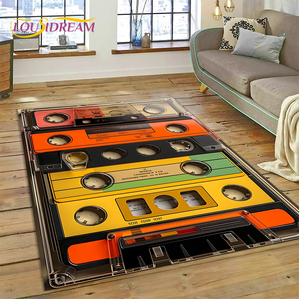 Karpet Musik 3D Bentuk Kaset R - Musical Instrument Online ulasan dan harga